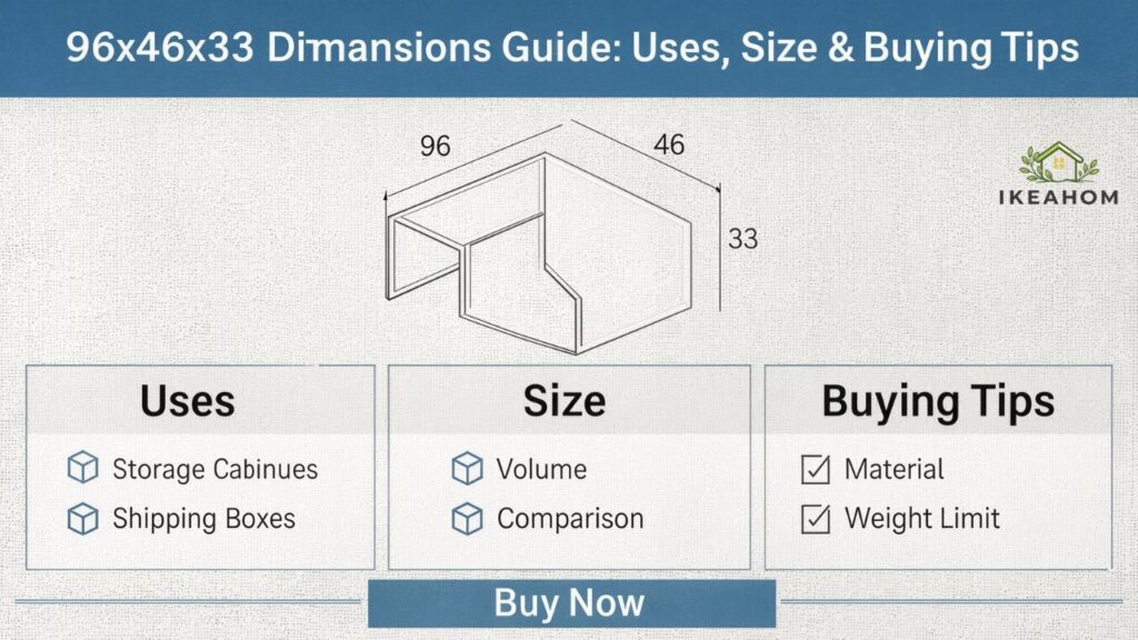 96x46x33 Dimensions Guide: Uses, Size & Buying Tips