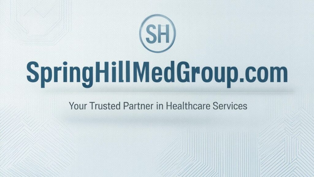 SpringHillMedGroup.com: Your Trusted Partner in Healthcare Services