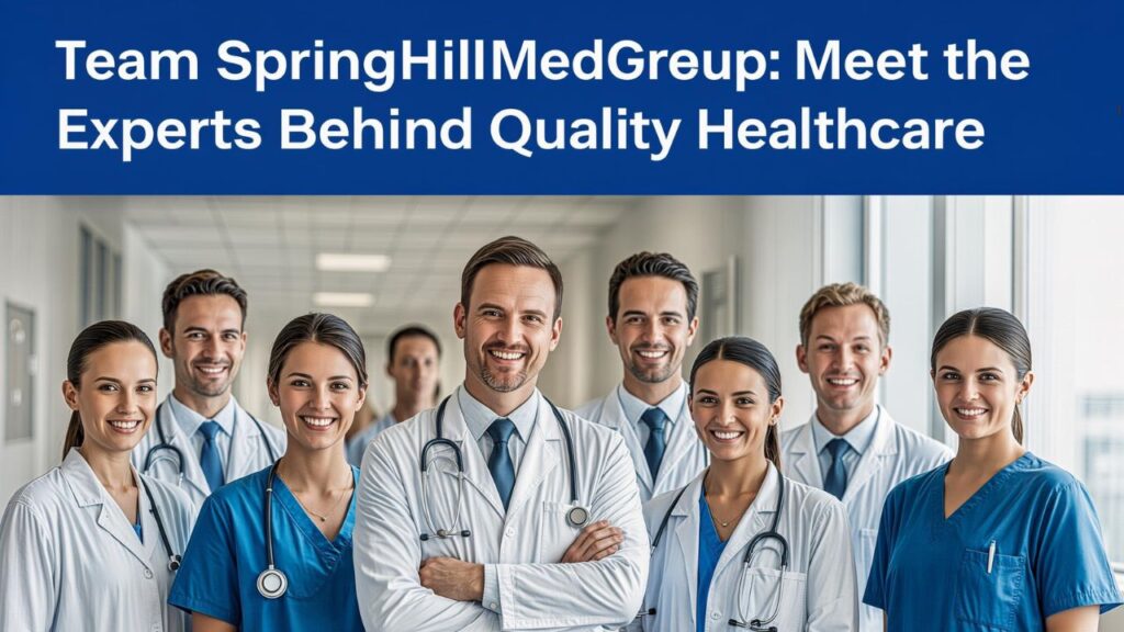 Team SpringHillMedGroup: Meet the Experts Behind Quality Healthcare