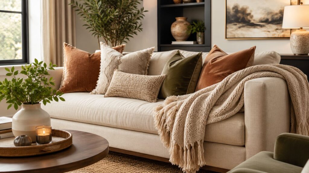 How to Style Throw Blanket on Couch Like a Designer