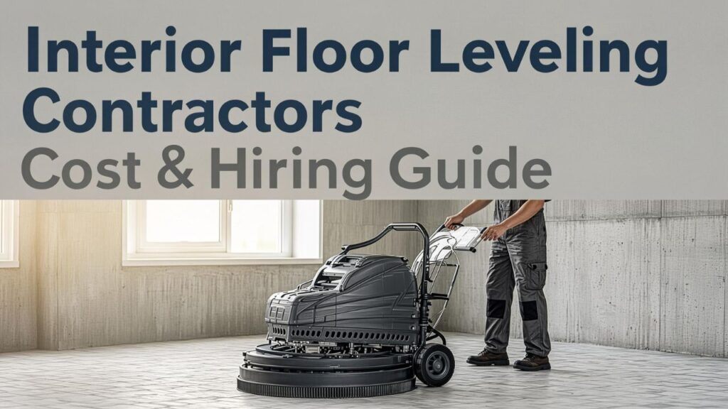 Interior Floor Leveling Contractors: Cost & Hiring Guide