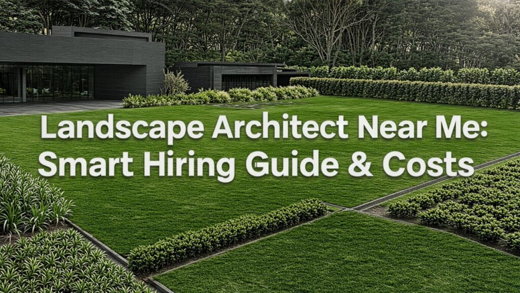 Landscape Architect Near Me: Smart Hiring Guide & Costs