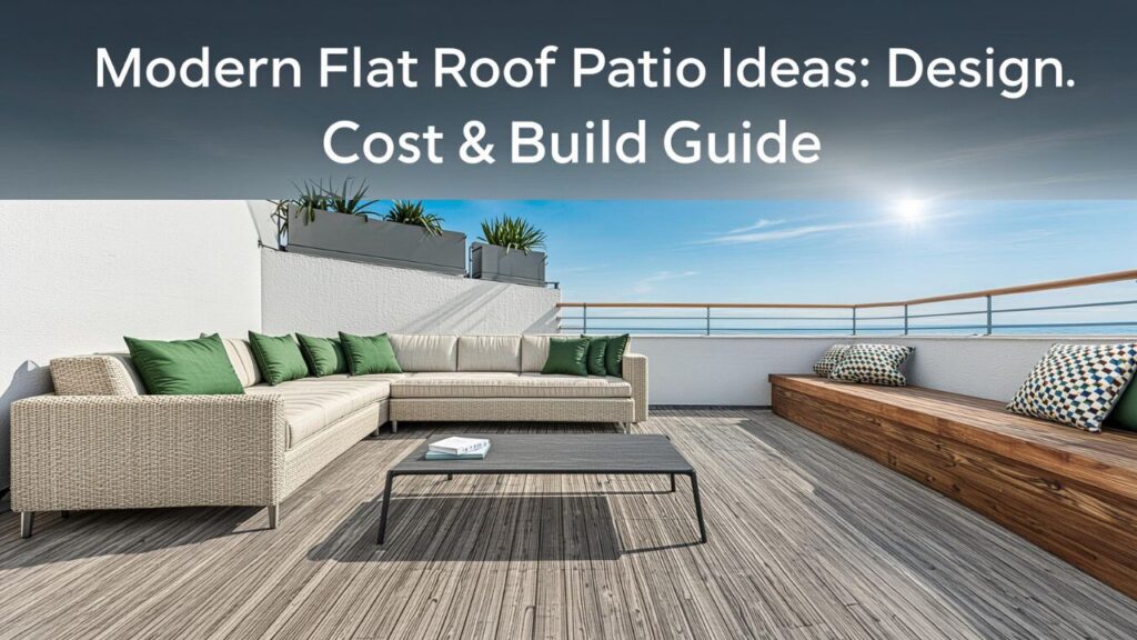 Modern Flat Roof Patio Ideas: Design, Cost & Build Guide