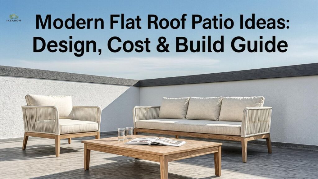 Modern Flat Roof Patio Ideas: Design, Cost & Build Guide