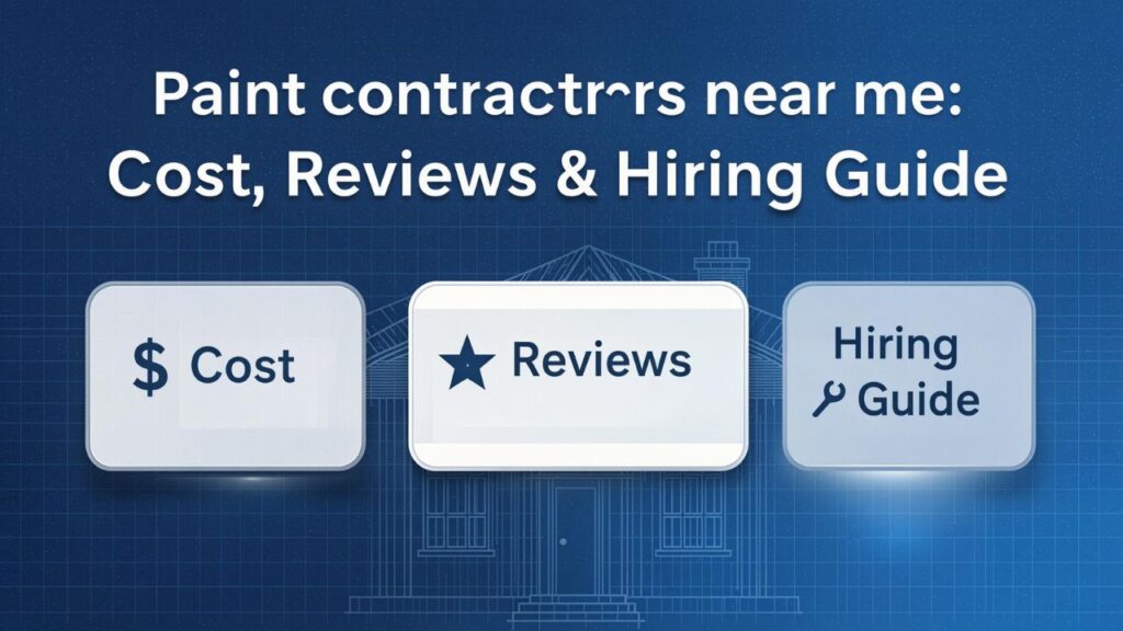 Paint contractors near me: Cost, Reviews & Hiring Guide