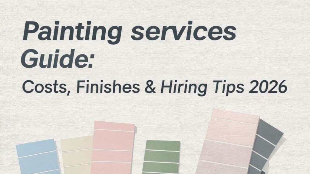 Painting services Guide: Costs, Finishes & Hiring Tips 2026
