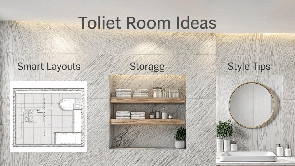 Toilet Room Ideas: Smart Layouts, Storage and Style Tips