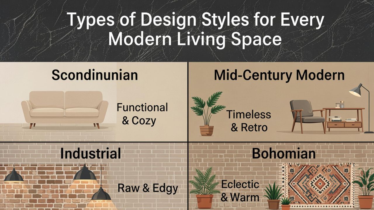 Types of Design Styles for Every Modern Living Space