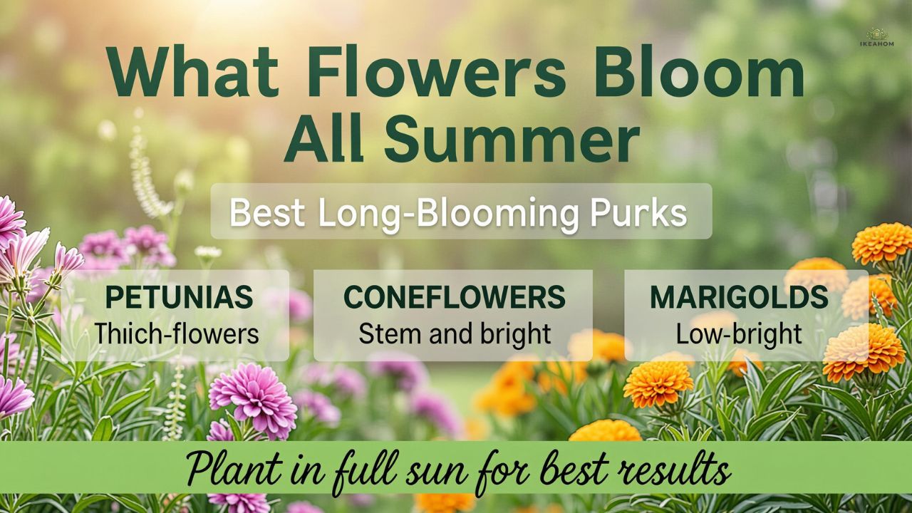 What Flowers Bloom All Summer? Best Long-Blooming Picks