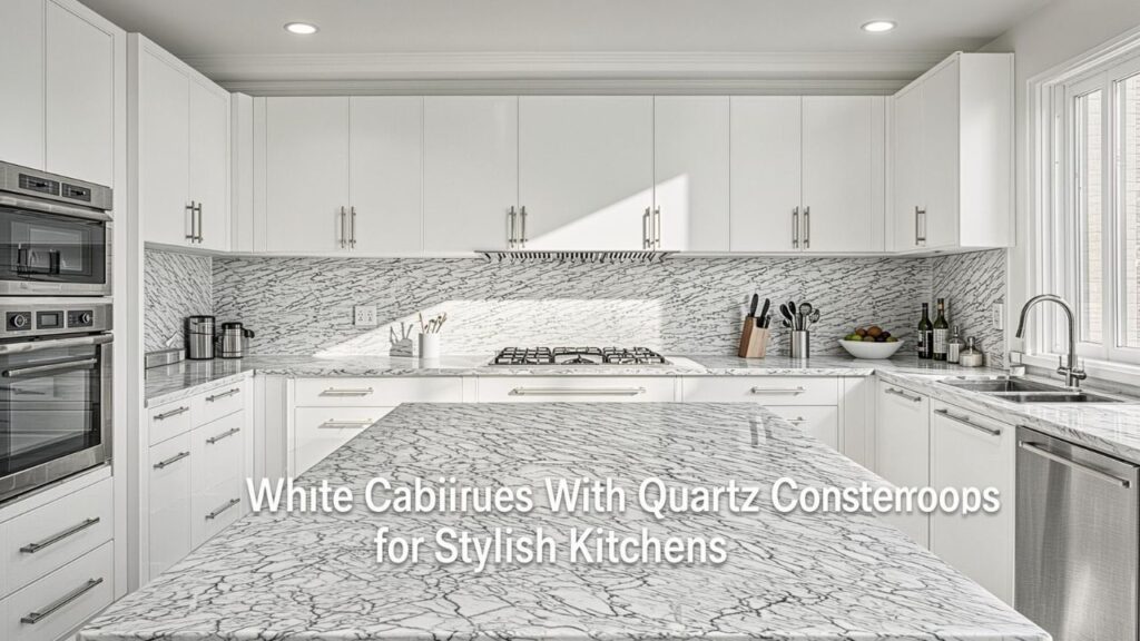 White Cabinets With Quartz Countertops for Stylish Kitchens