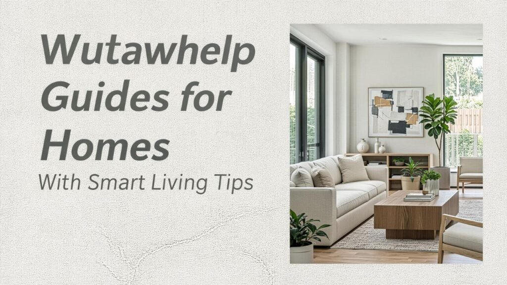 Wutawhelp Guides for Homes With Smart Living Tips