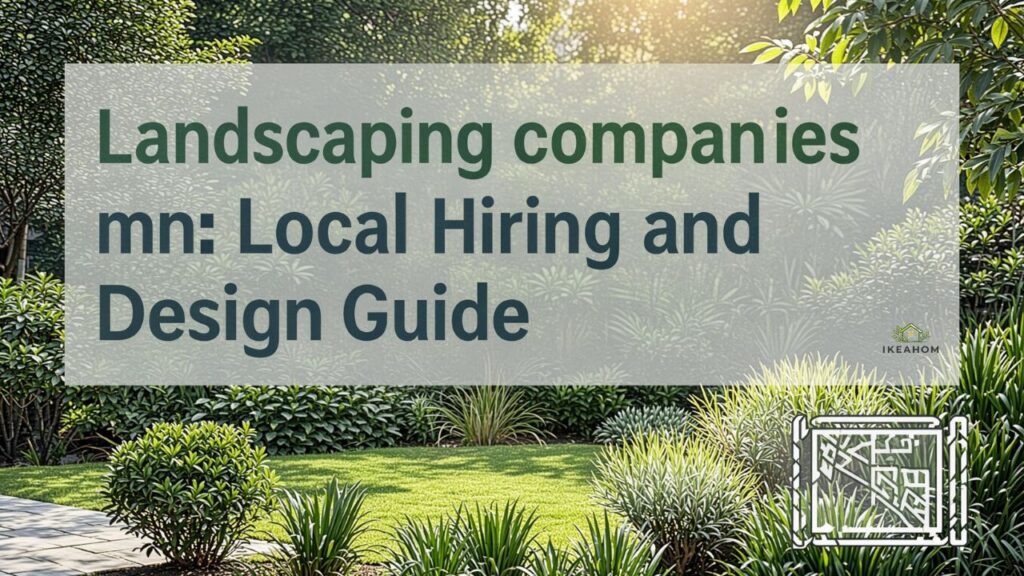 landscaping companies mn: Local Hiring and Design Guide
