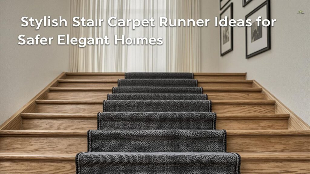 Stylish Stair Carpet Runner Ideas for Safer Elegant Homes