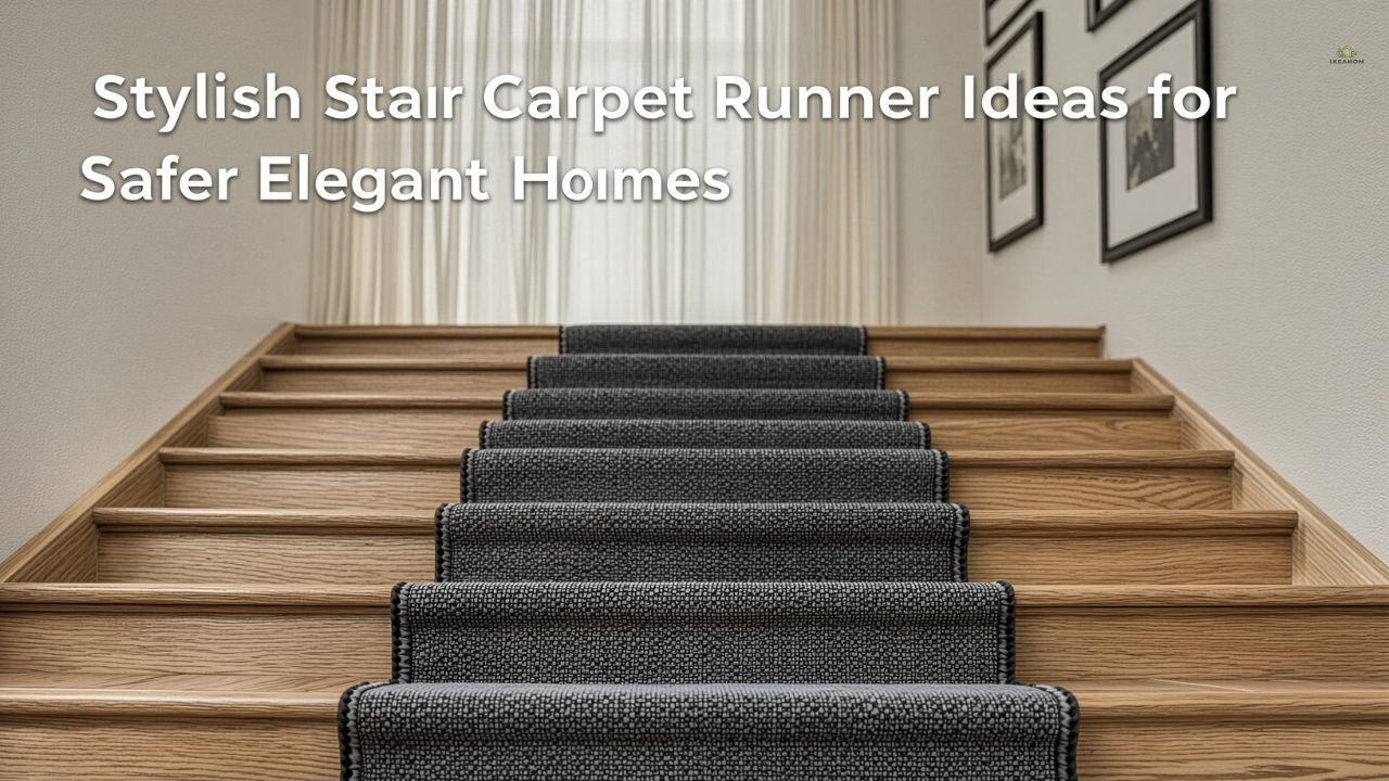 Stylish Stair Carpet Runner Ideas for Safer Elegant Homes